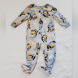 Bluey Fleece Footed Pajamas (3T)